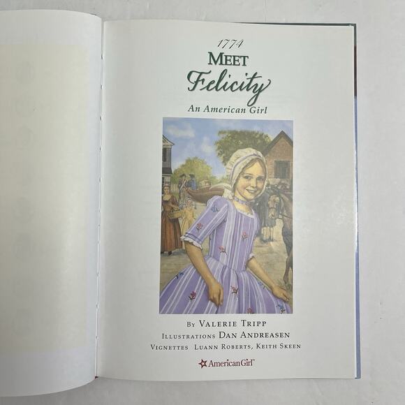 American Girl Book 1 Meet Felicity by Valerie Tripp Hardcover Book 2000 - Picture 3 of 7